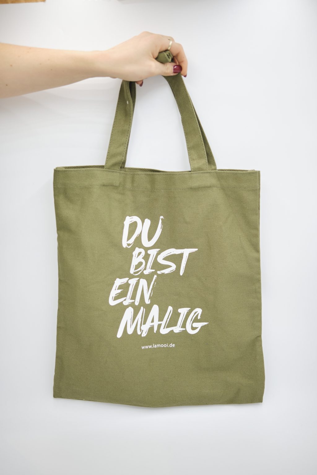 Lamooi Stofftasche – Du bist einmalig